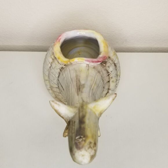 UNIQUE Conch Shell Planter Nautical Sealife Coastal Beach House Decor Italy 36/2 - Picture 4 of 12